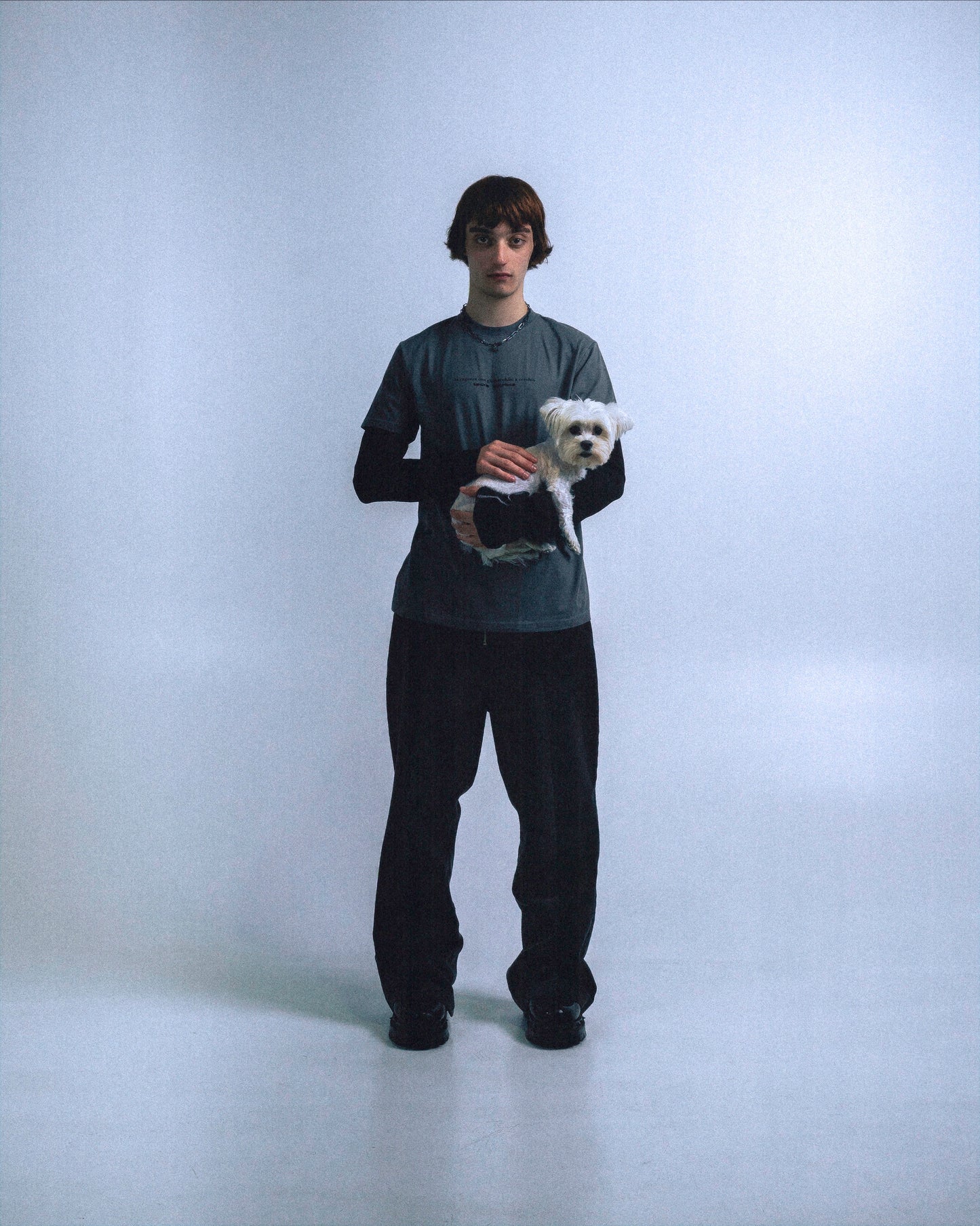 two-tone flared jeans