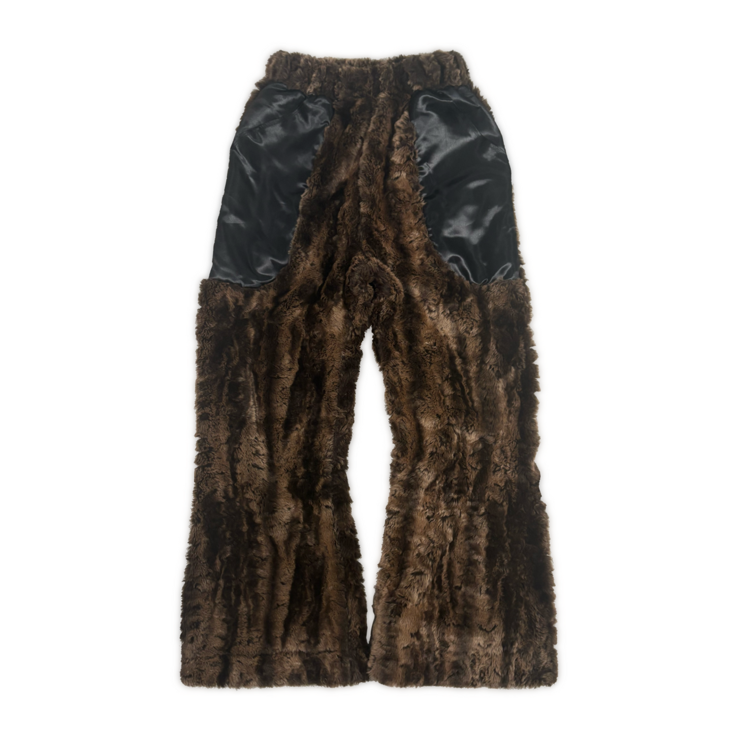 faux fur pants